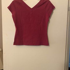 Byerwear, burgandy, cotton top